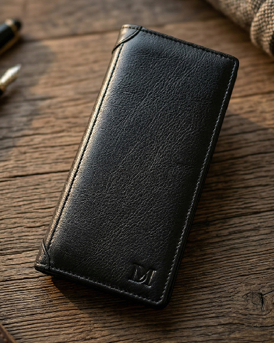 Long Wallet Single Pocket - Black