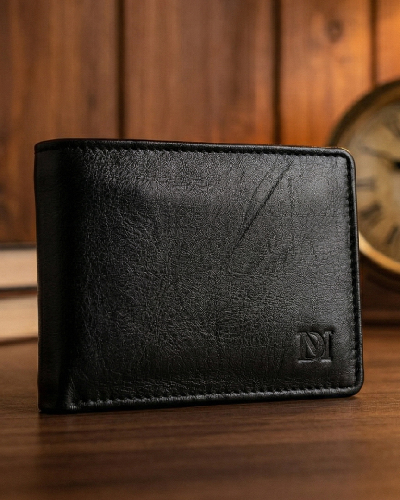Lather Star Wallet - Black