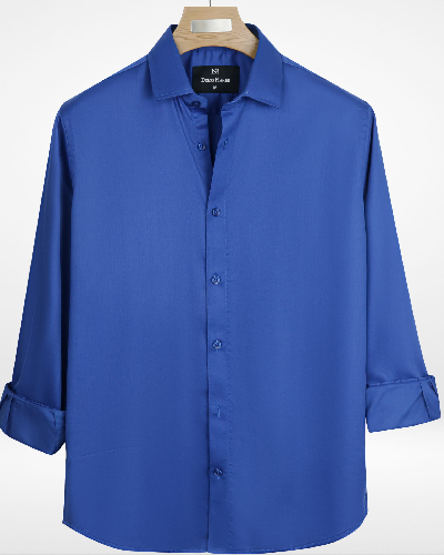 Shining Cotton Solid Shirt