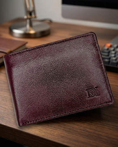 Lather Star Wallet - Red Wine